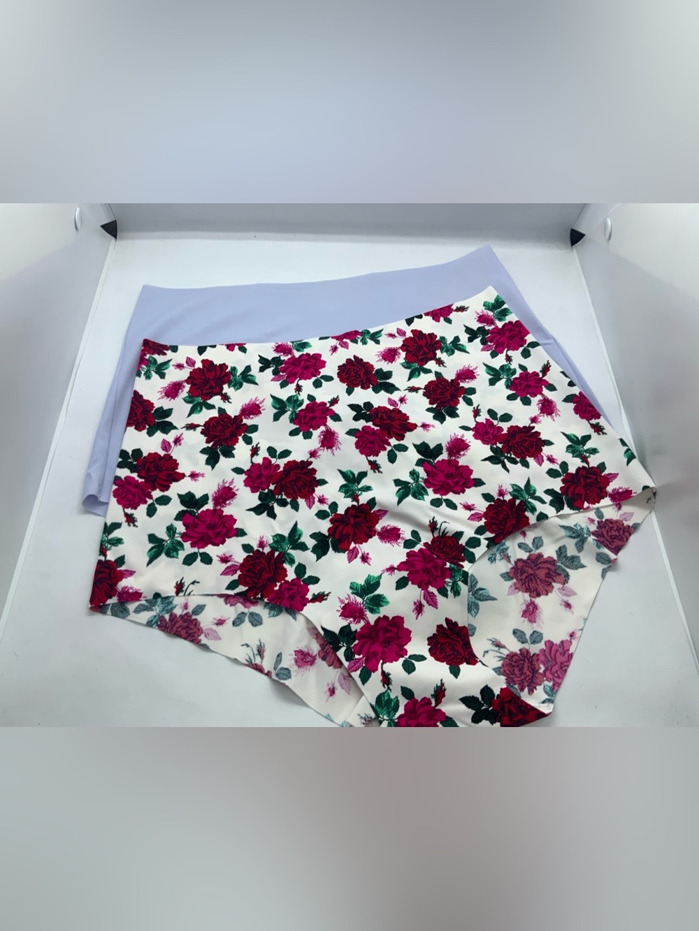 Victoria's Secret Floral Seamless Hipster Panty - Magenta Rose